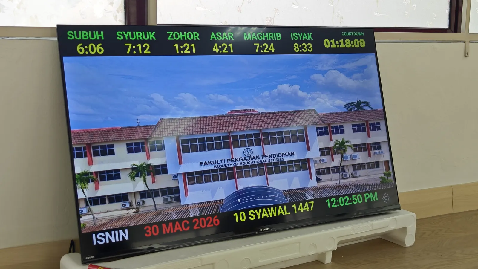 Sistem AzanSync di universiti